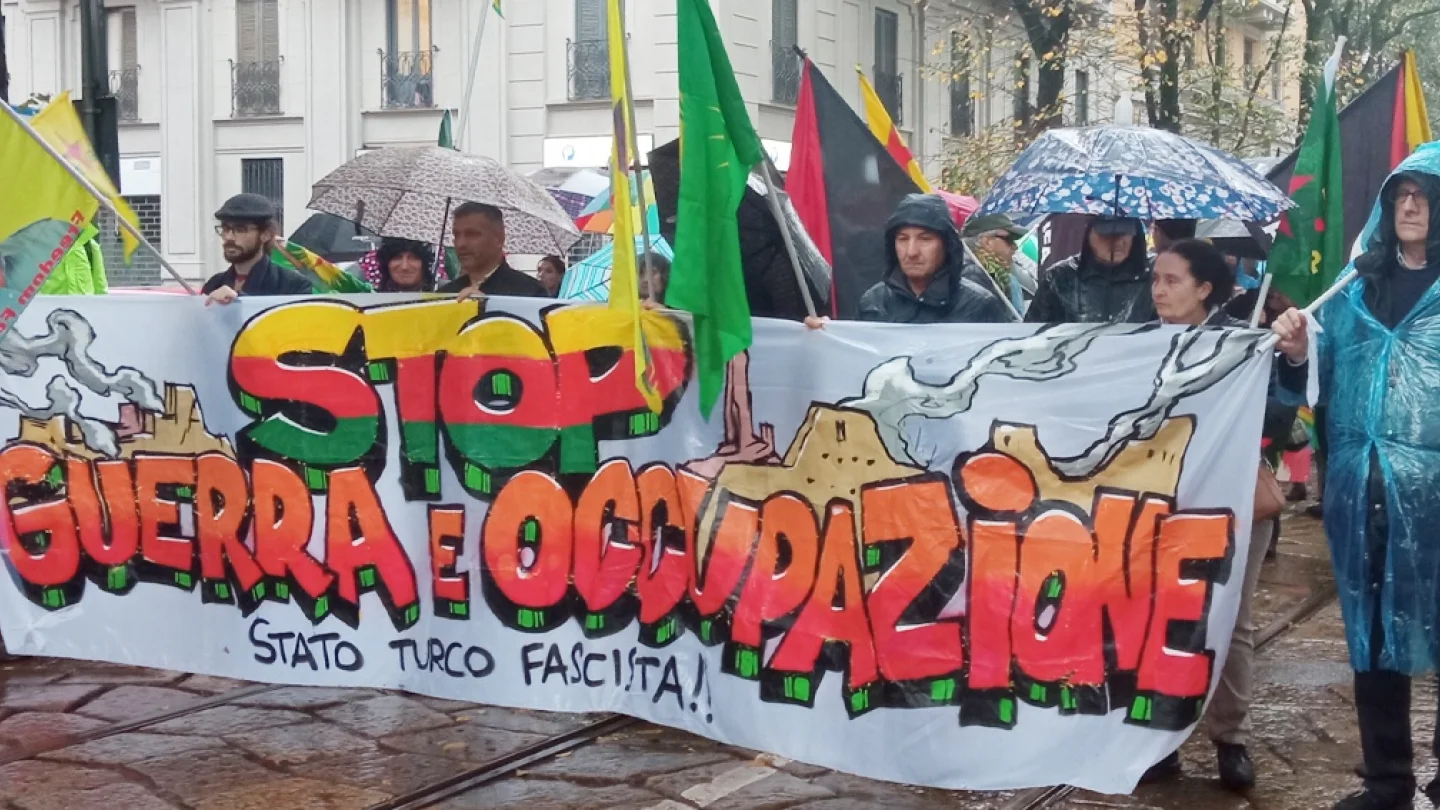 İşgal saldırıları protesto/ Milano