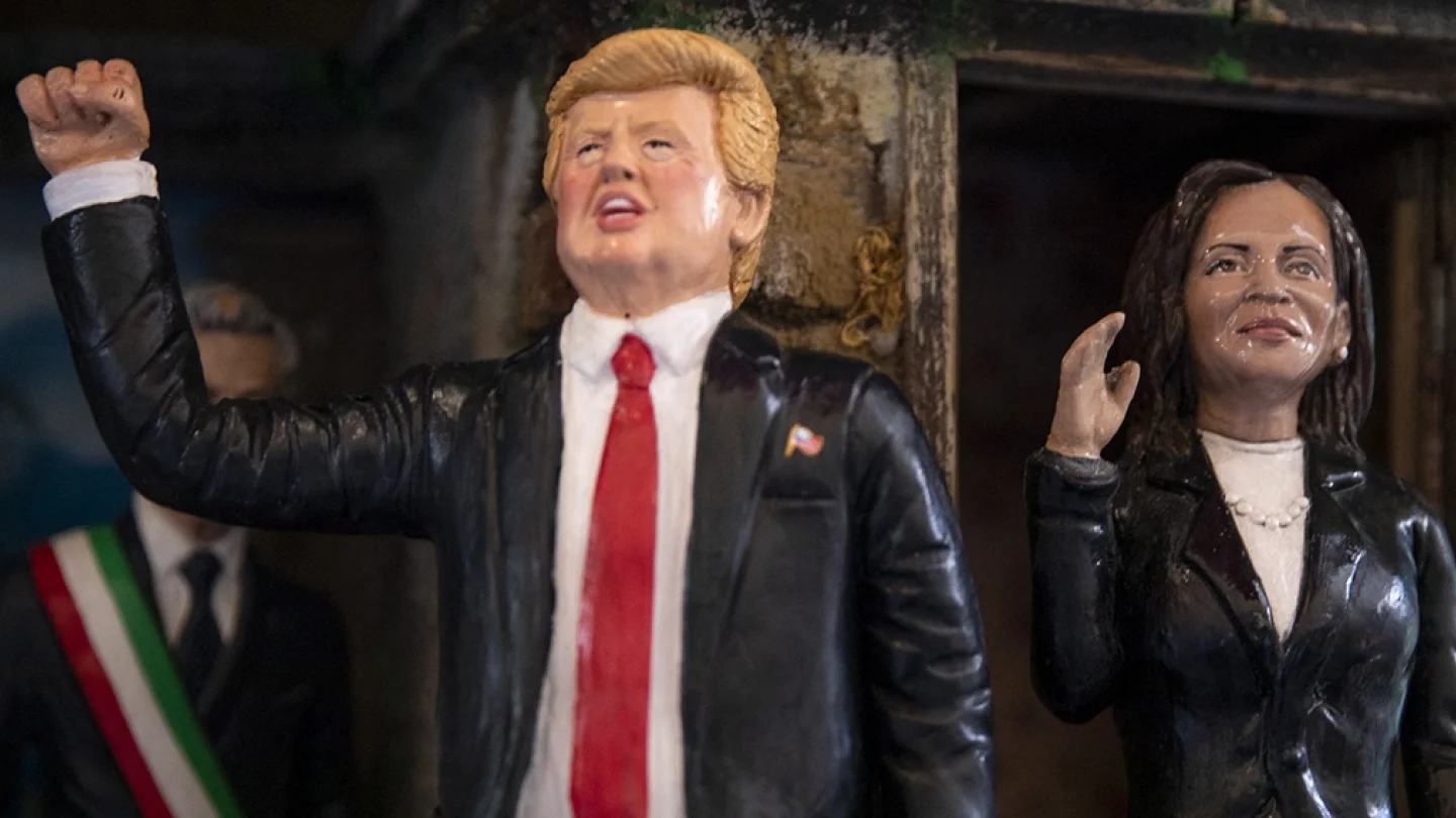 Trump/Harris-foto:AFP