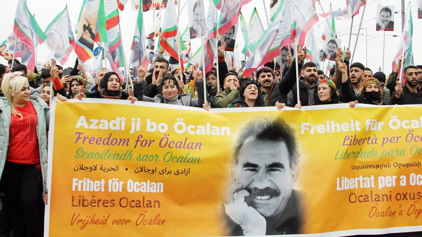Öcalan'a özgürlük yürüyüşü