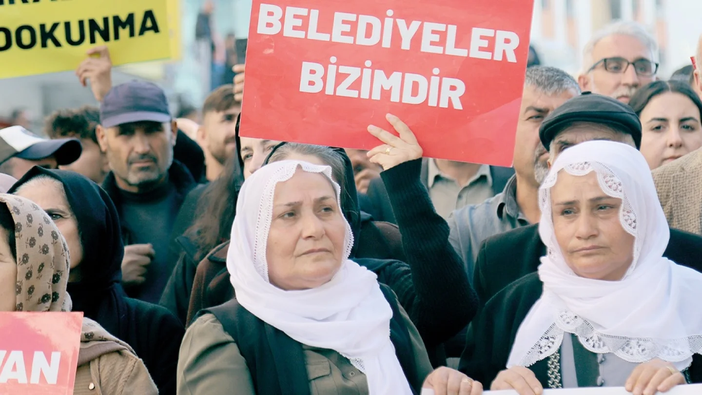 Gurbet Tekin ve Fatma Durgun / Kayyum protestosu / Mardin