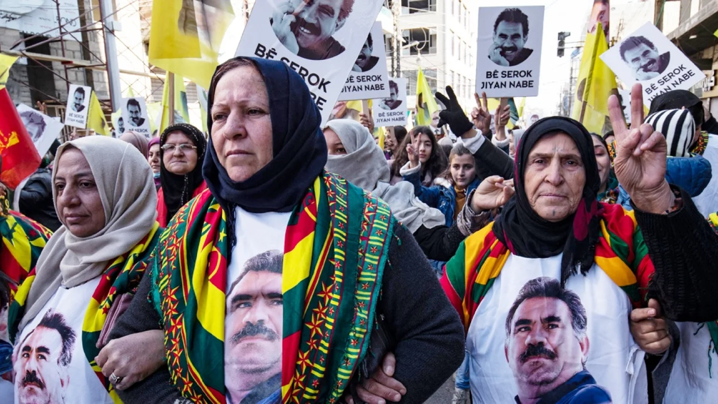Öcalan'a Özgürlük Eylemi / foto:AFP