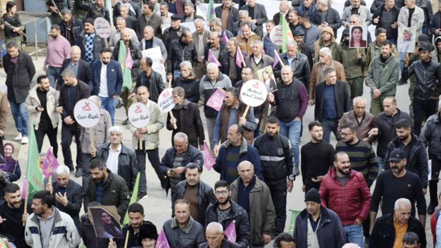 Erkek şiddetine karşı yürüyüş / Qamişlo