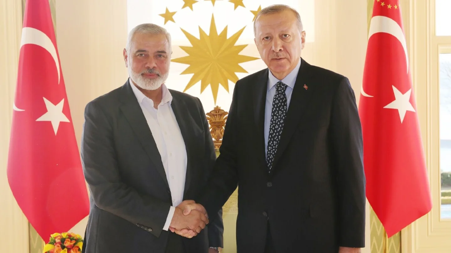 İsmail Haniyeh ve Recep Tayyip Erdoğan