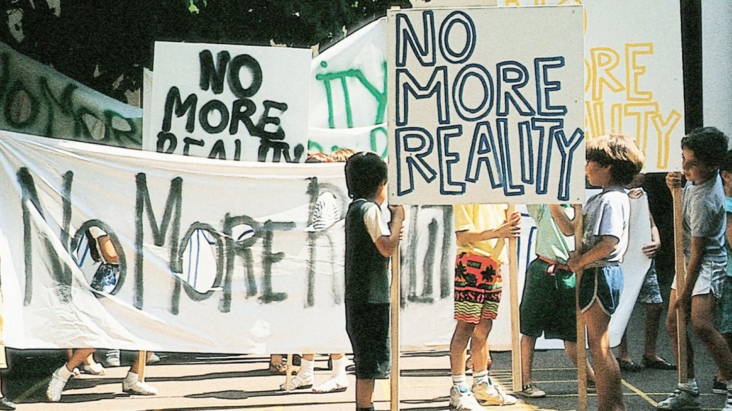 Philippe Parreno'nun 2017 yapımı  No More Reality Whereabouts filminden bir kare