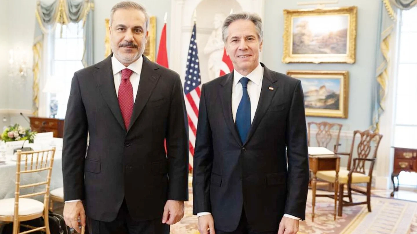 Hakan Fidan ve Antony Blinken