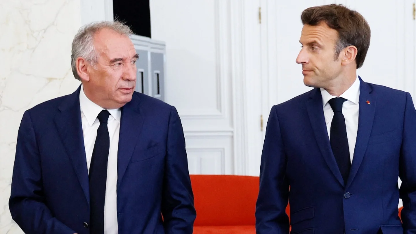 Emmanuel Macron - François Bayrou / foto:AFP