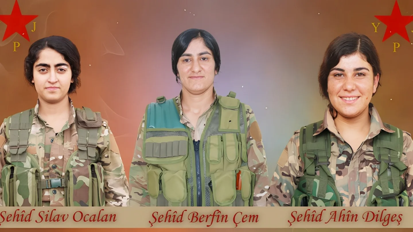 Zeyneb Hemze (Silav Ocalan) - Arjin Mihemed Ali (Berfin Çem) - Şehnaz Hemo (Ahîn Dilgeş)