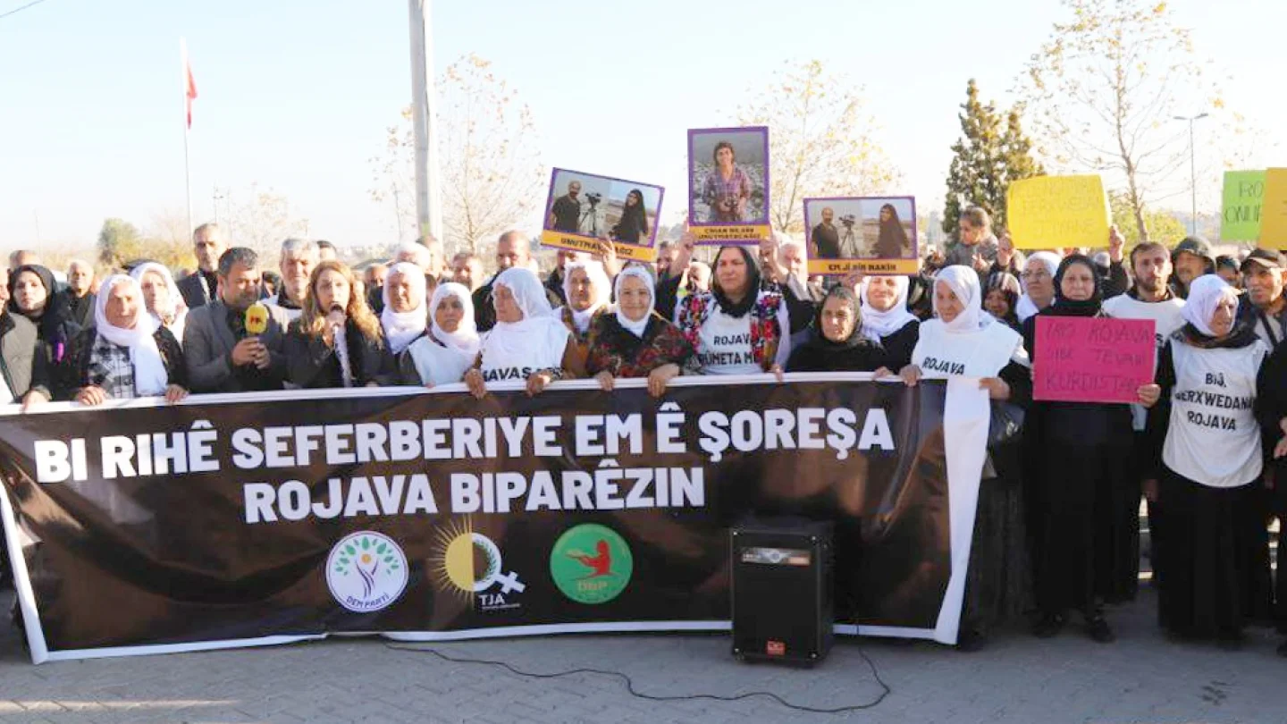 Nisêbîn-Qamişlo sınırında nöbet eylemi