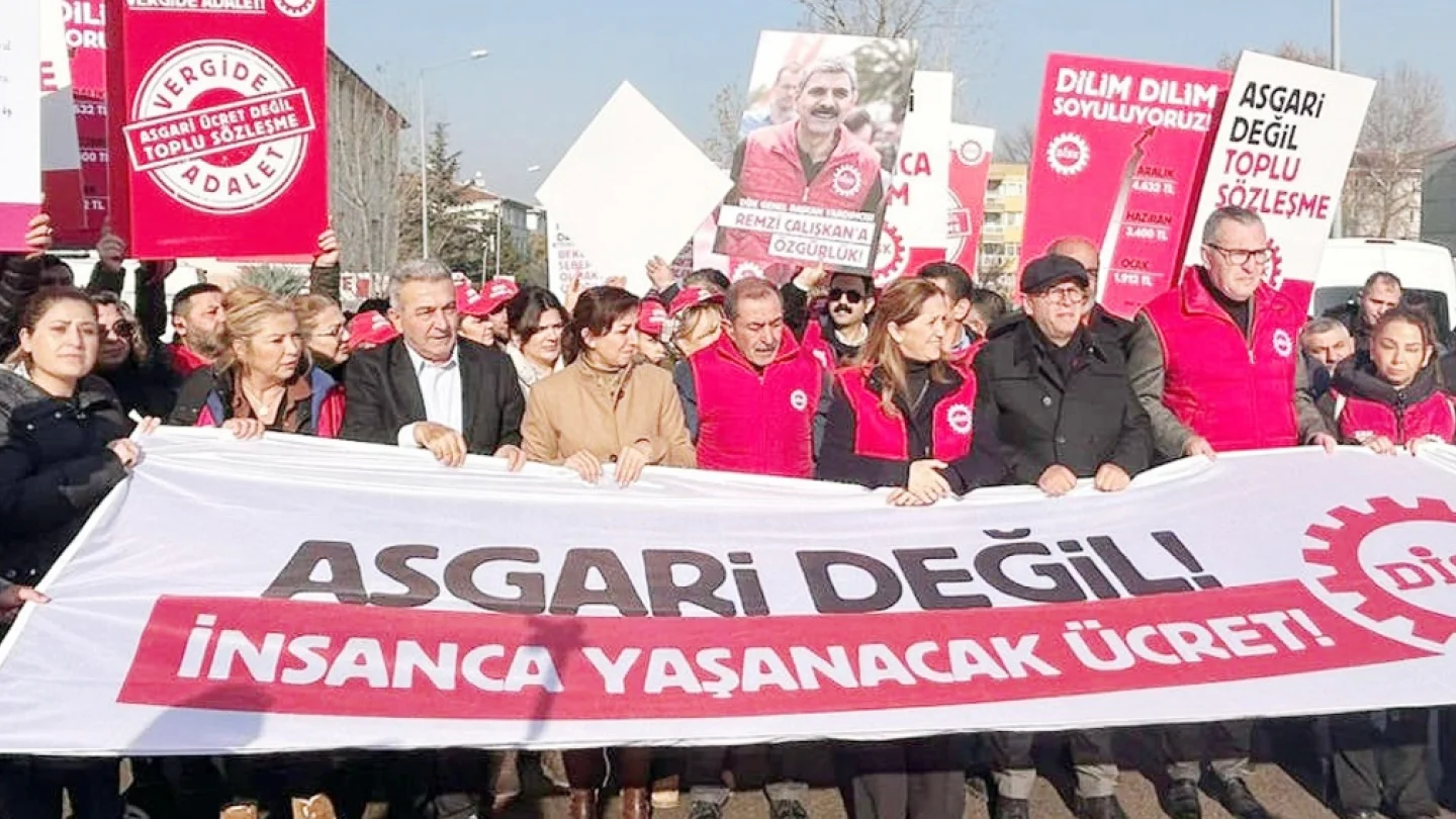 Asgari ücret eylem