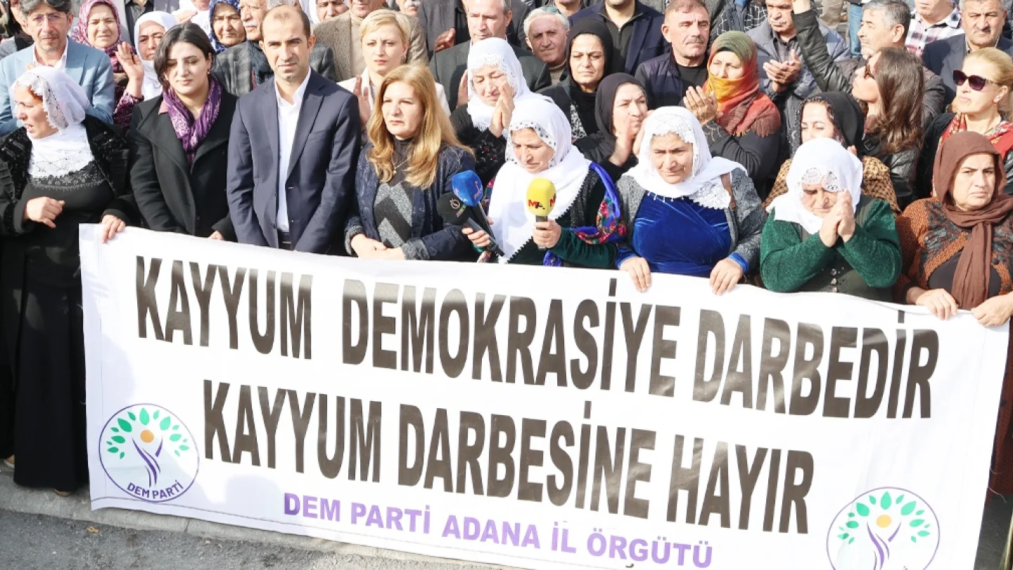 Kayyum protestosu / Mersin