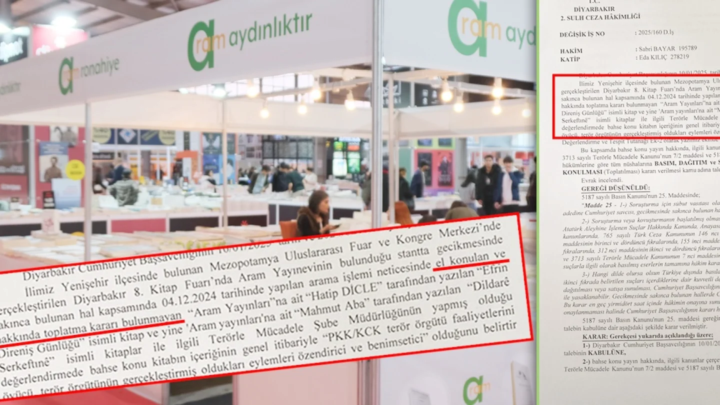 Kitap toplatma kararı