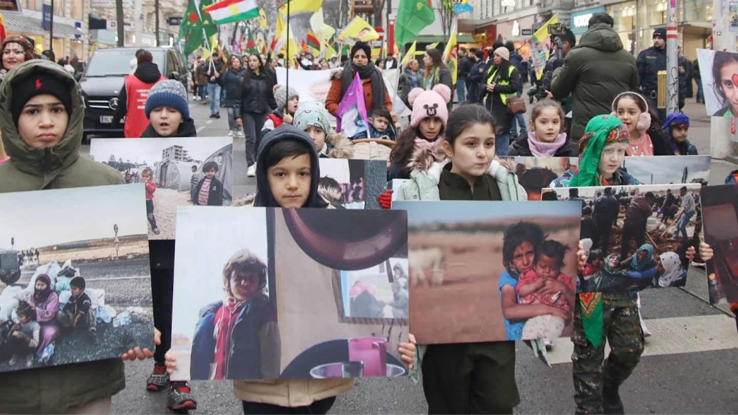 İşgal saldırıları protesto, Viyana