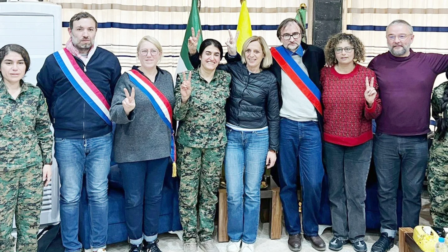 Geneviève Garrigos, Rojava ziyareti