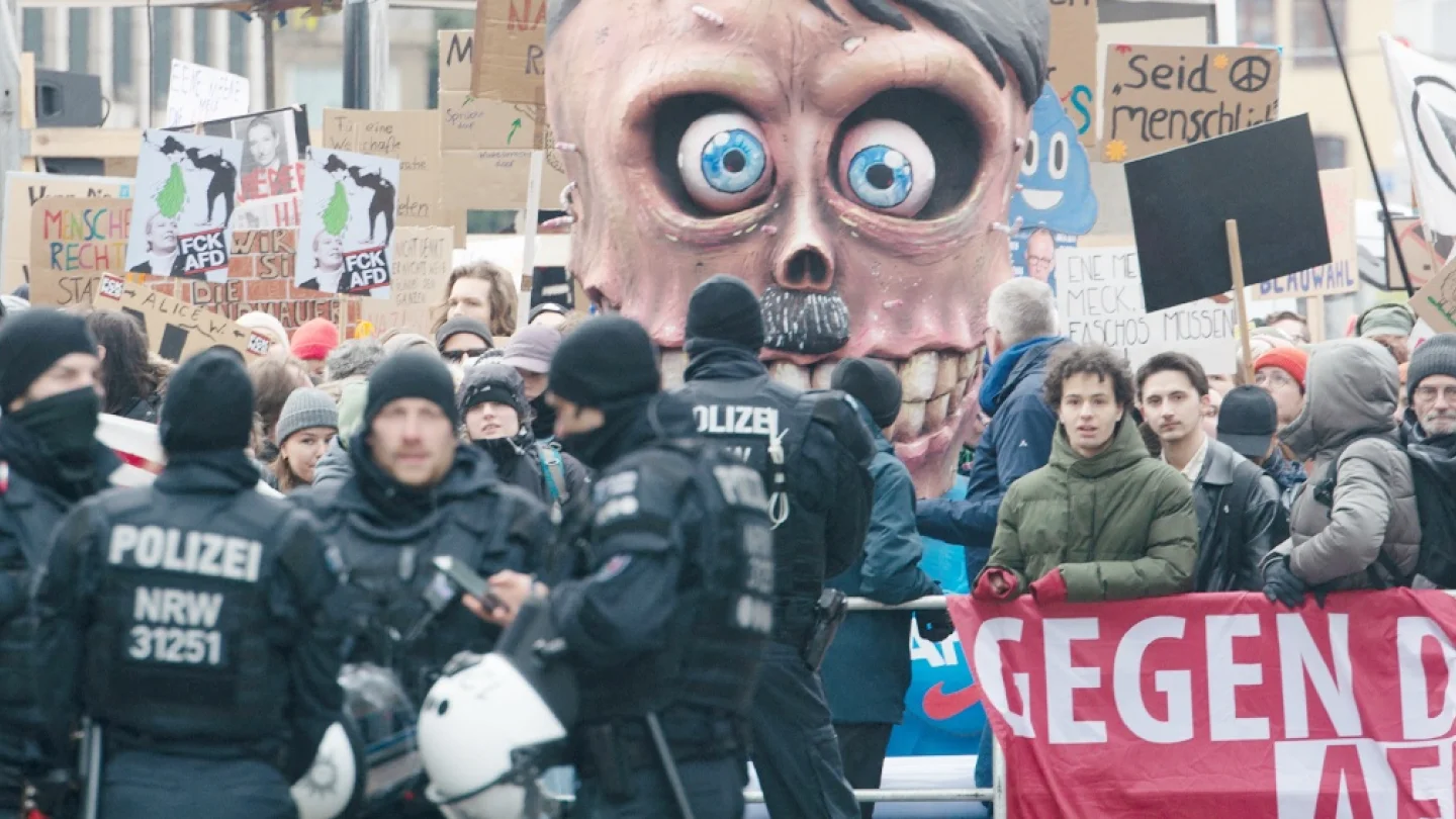 Irkçılık karşıtı eylem / foto:AFP