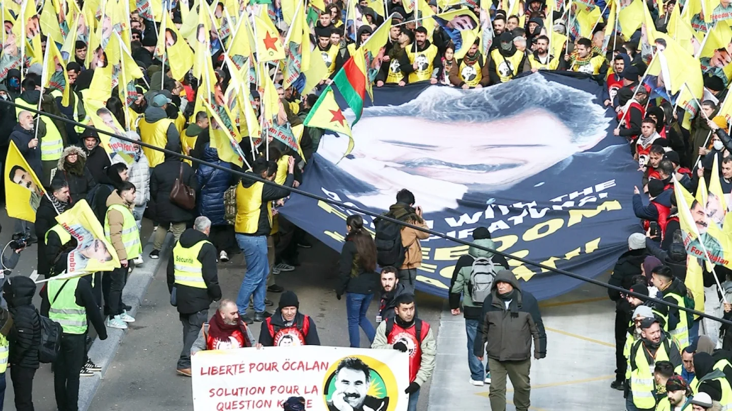 Abdullah Öcalan'a Özgürlük Eylemi / foto:AFP