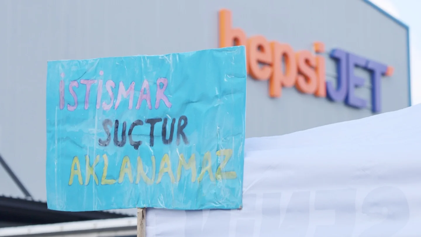HepsiJET kadın tacizi eylem