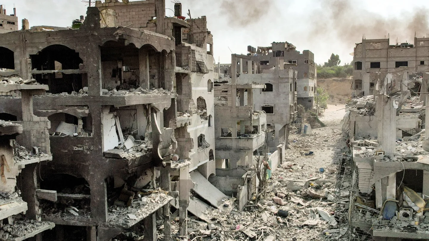 İsrail saldırı/ foto: AFP