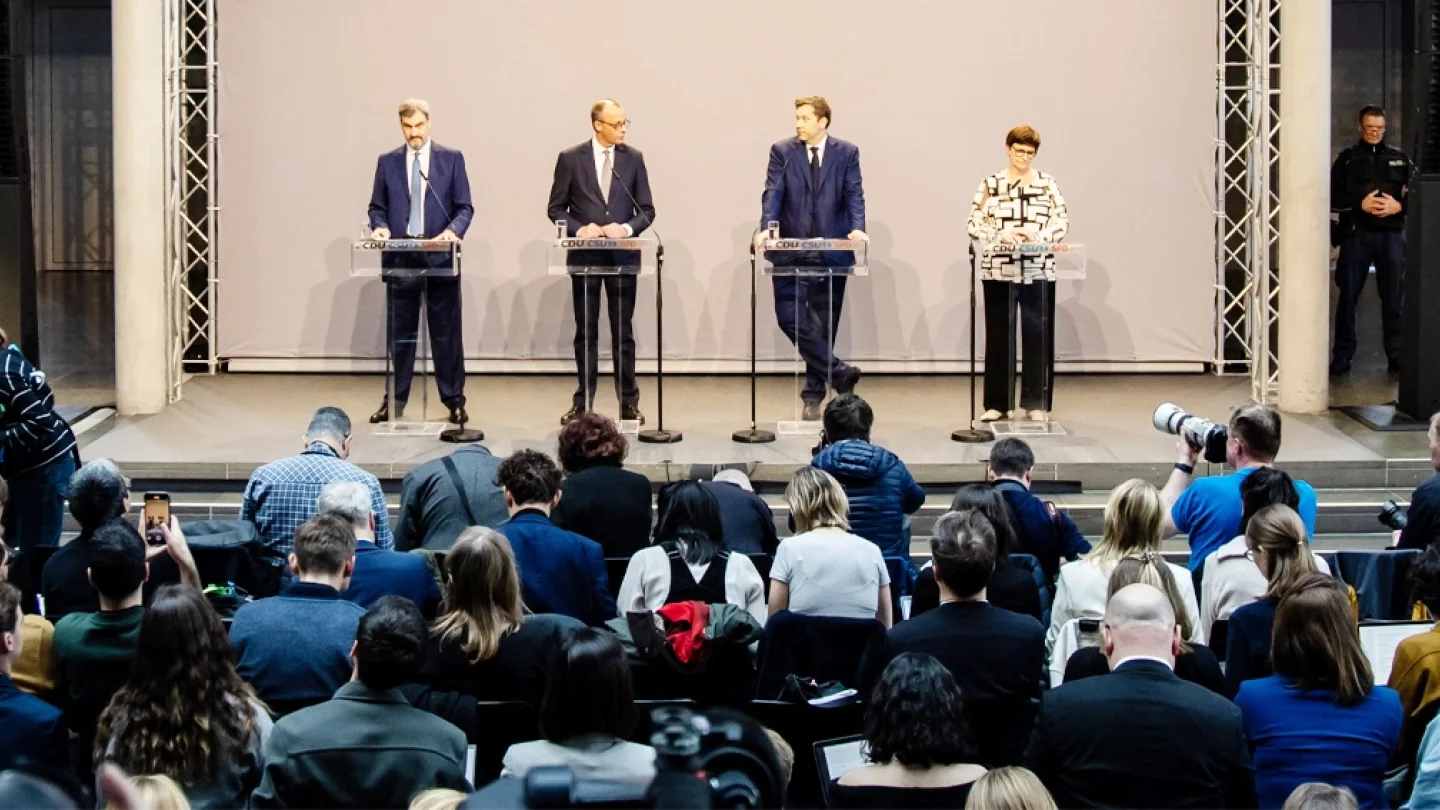  CDU/CSU ile SPD koalisyonu