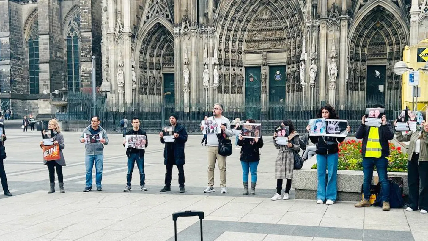 Suriye katliam protesto, Köln
