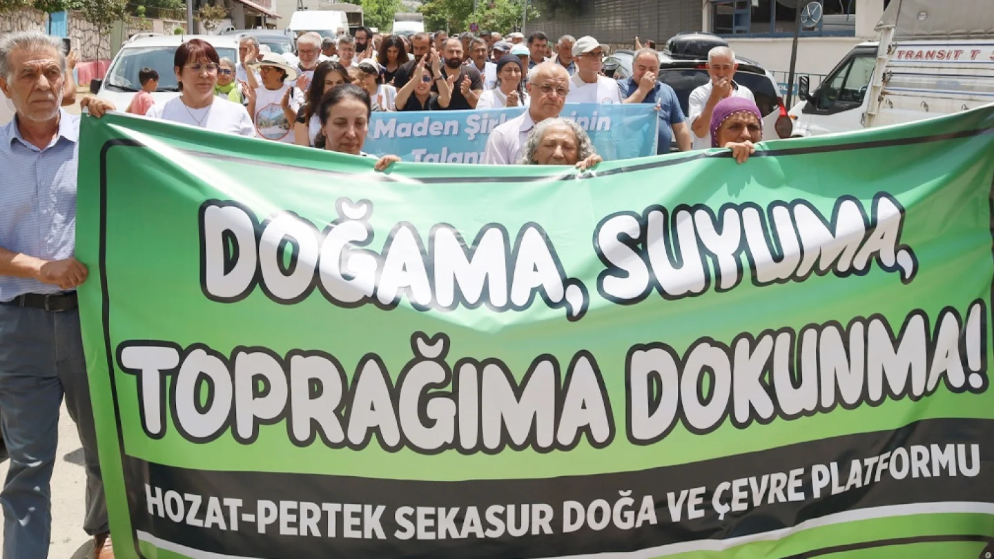 Dersîm doğa katliamı protesto