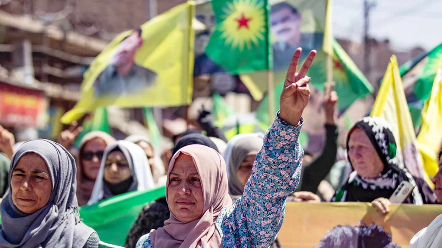Öcalan'a özgürlük/foto:AFP