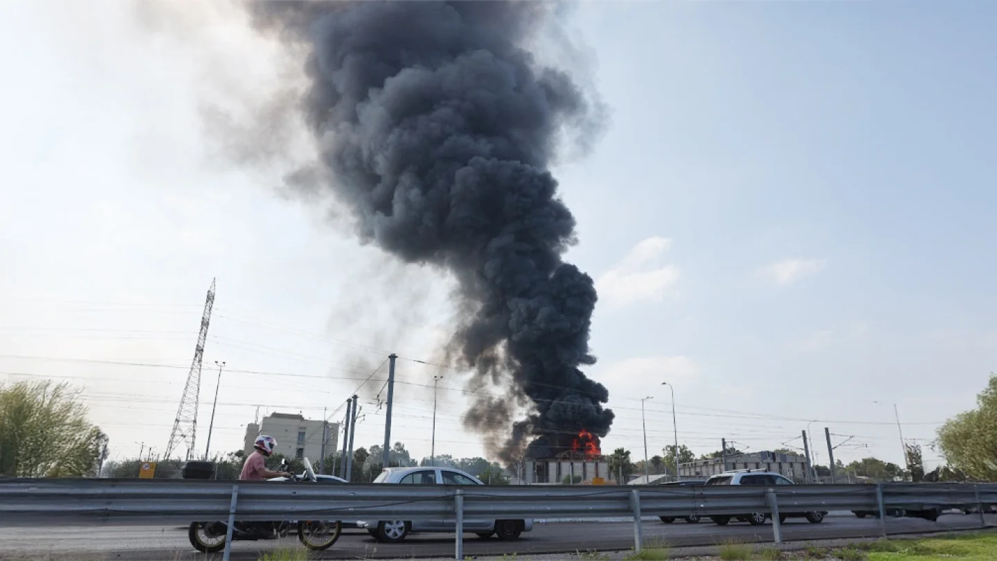 İsrail saldırı/ foto: AFP