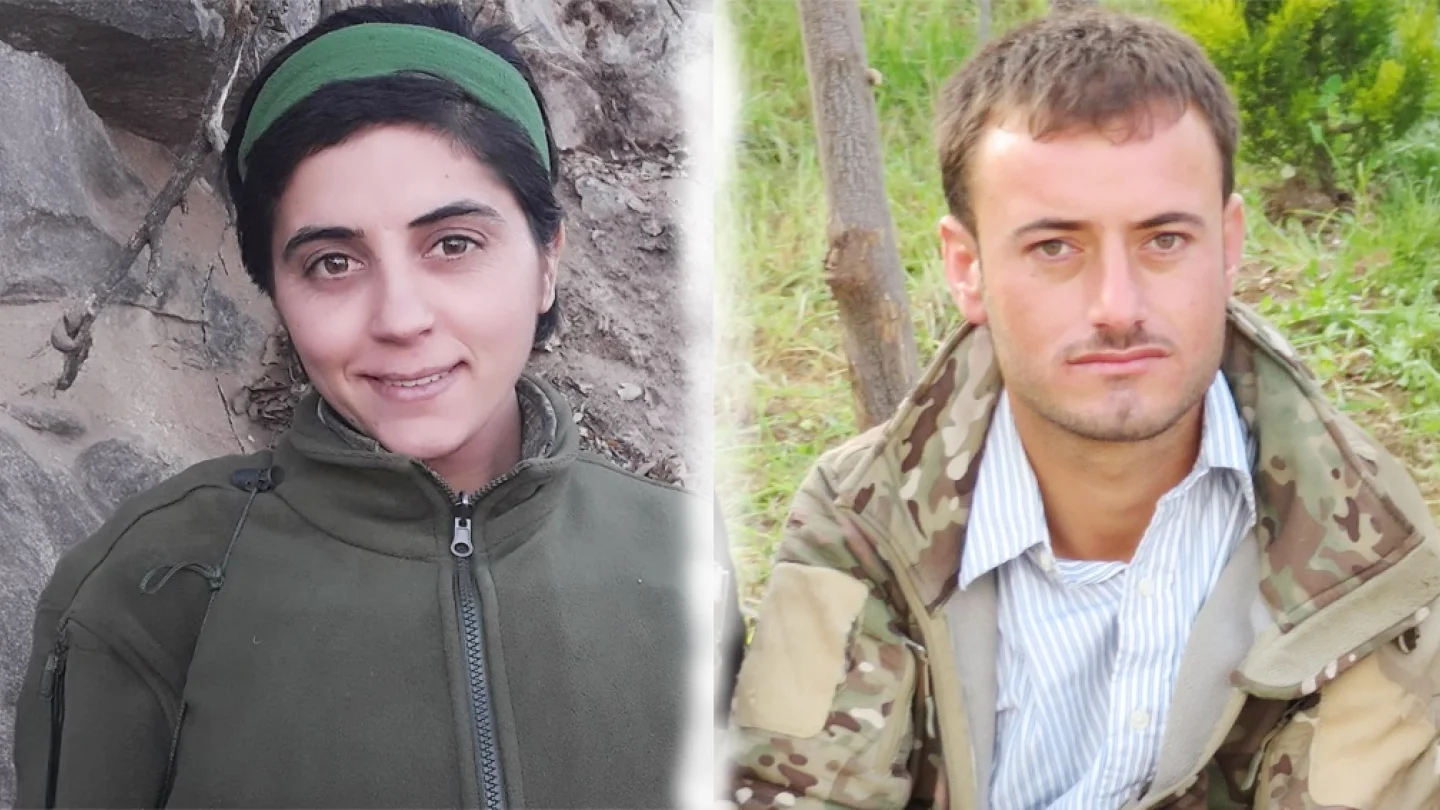 Arîn Ararat'ın (Rana Qehtan Elî / Şengal) ve Cîger Qîranî (Ariq Ziyad Xelef / Şengal)