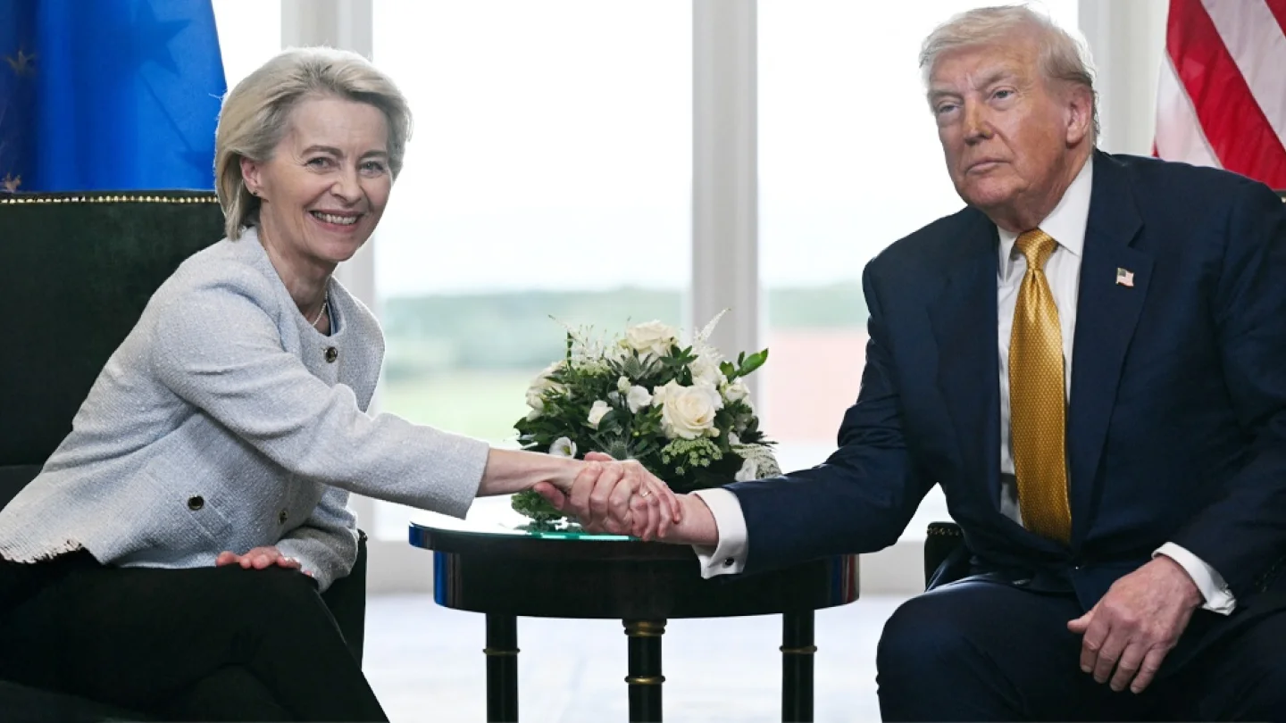 Ursula von der Leyen ve Donald Trump