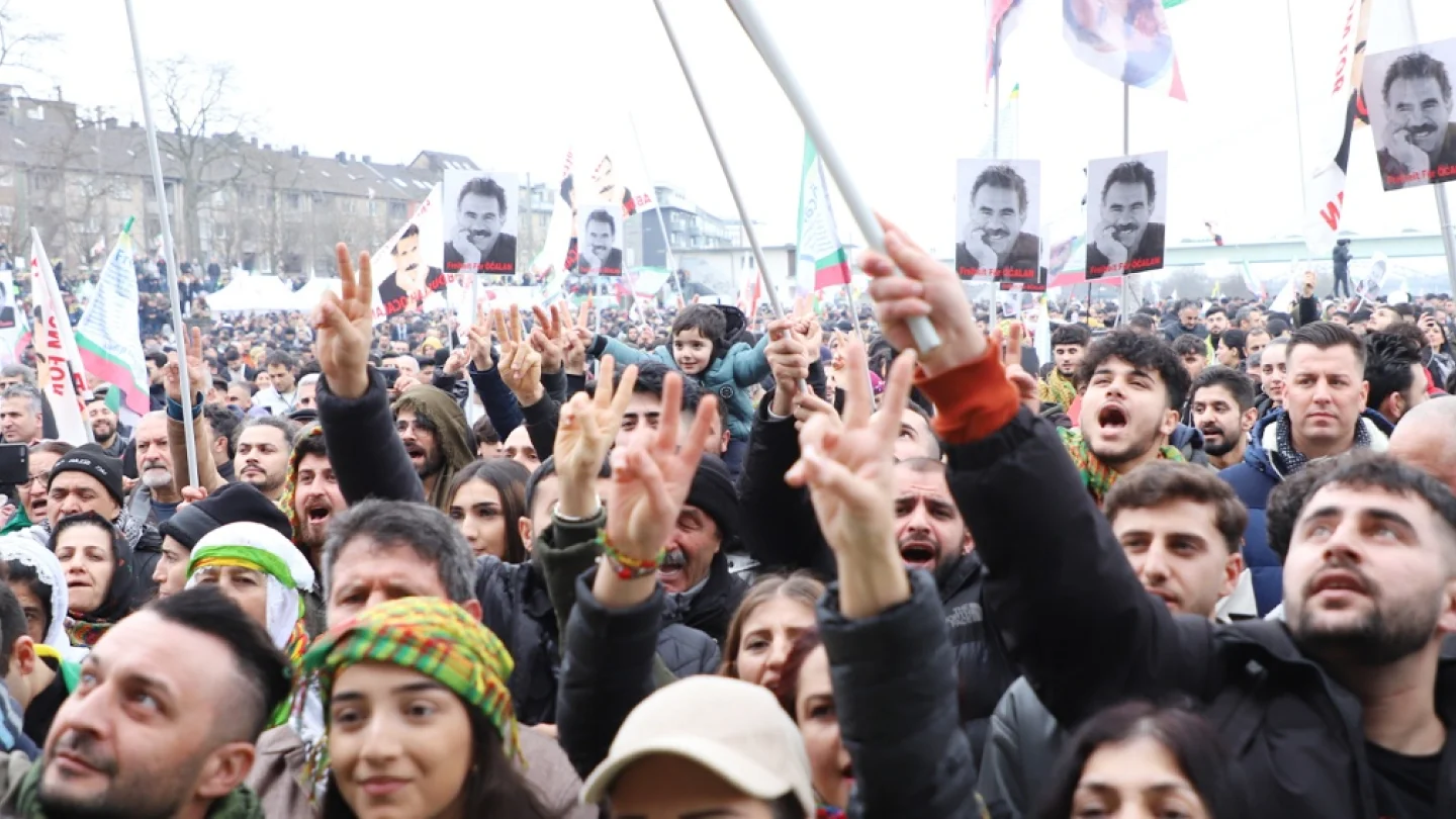 Kürt Halk Önderi Abdullah Öcalan için eylem