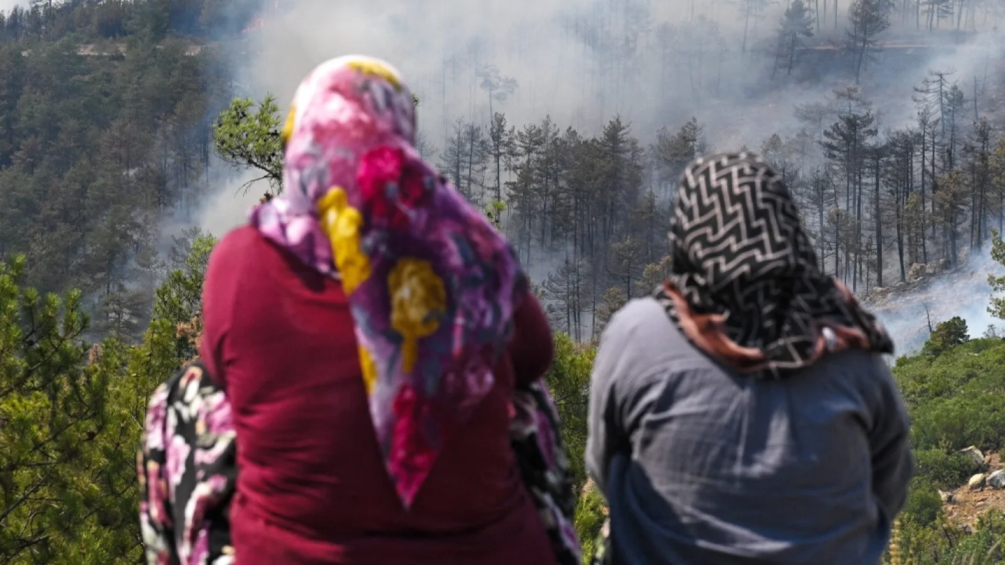 Bursa yangın/ foto:AFP