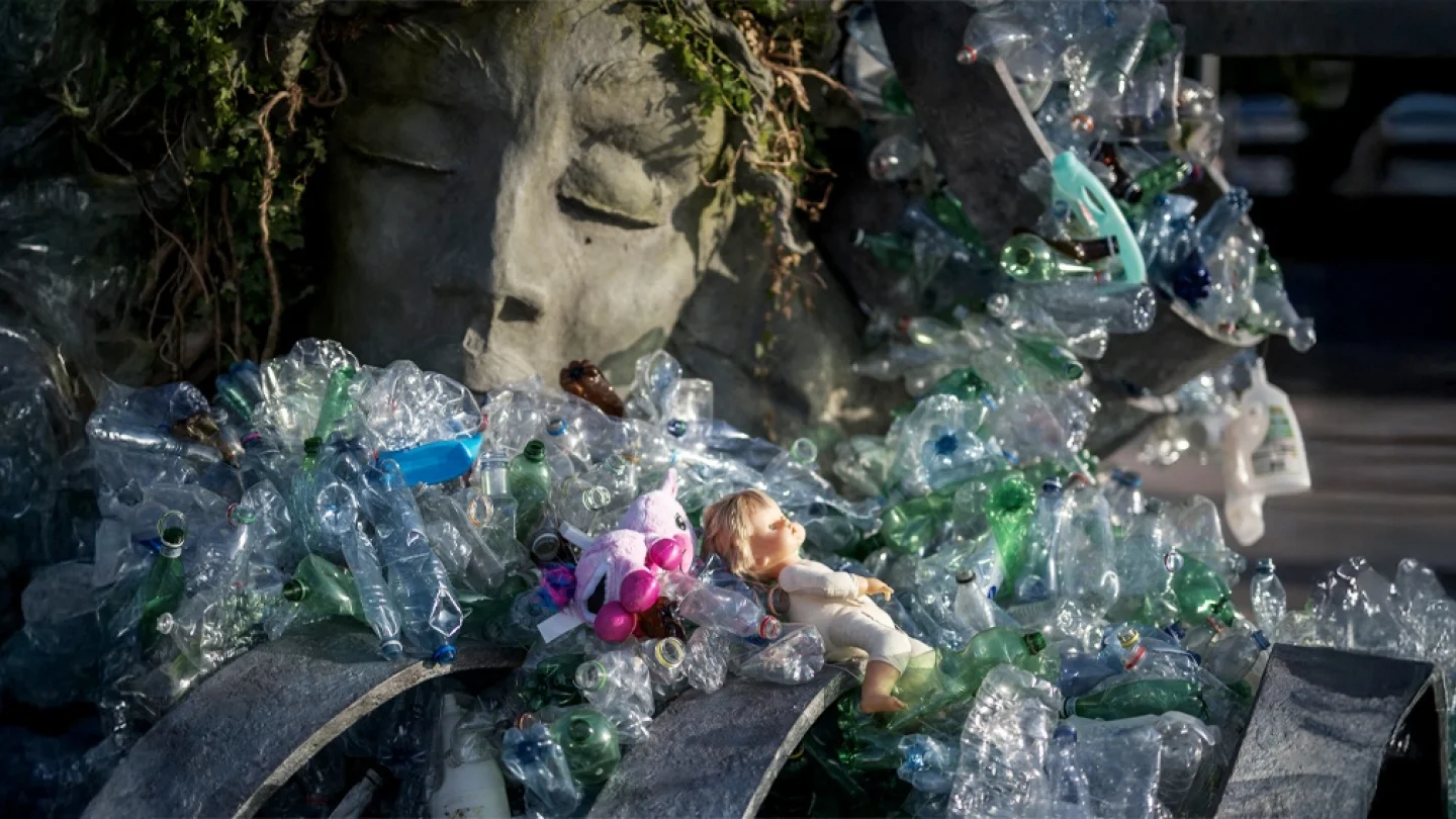 Plastik kirliliği / foto:AFP