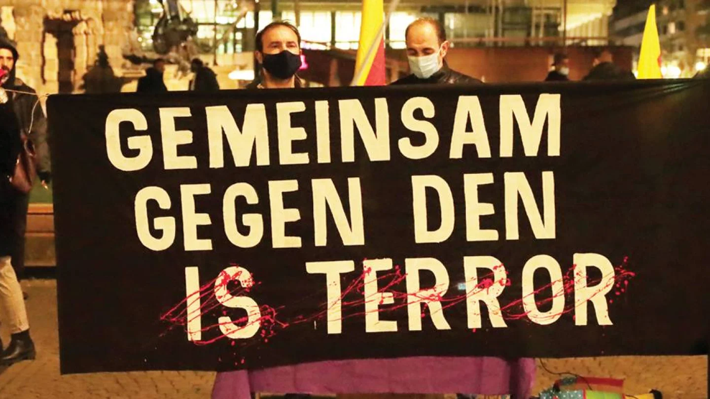 Mannheim'da DAİŞ protestosu