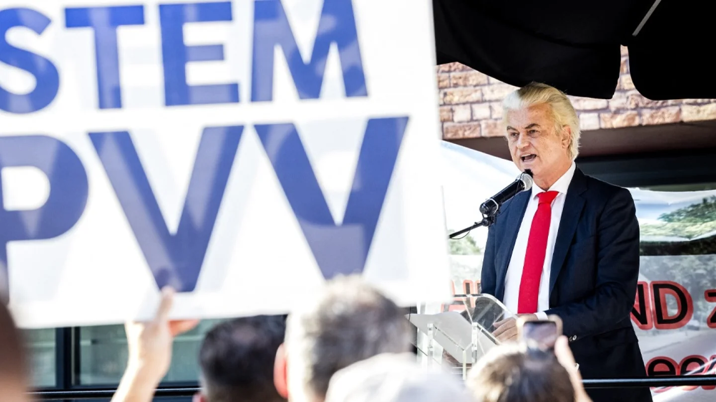 Hollanda'da Özgürlük Partisi mitingi / foto:AFP