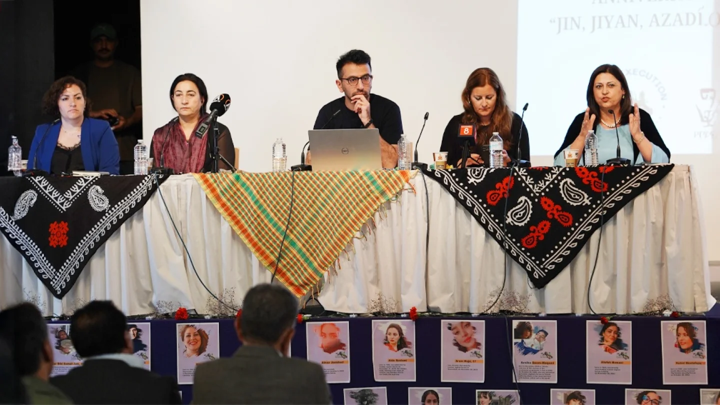 Jin, Jiyan, Azadî konferansı / foto:Deniz BABİR