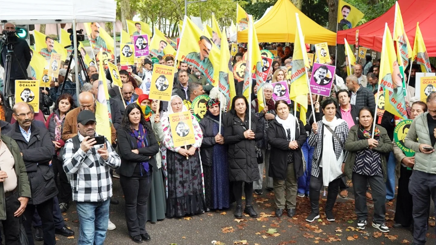Strasbourg Umut Hakkı eylem / foto: Deniz BABİR