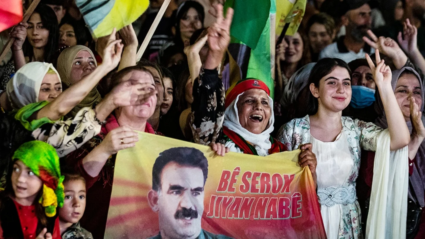 Öcalan'a özgürlük/foto:AFP