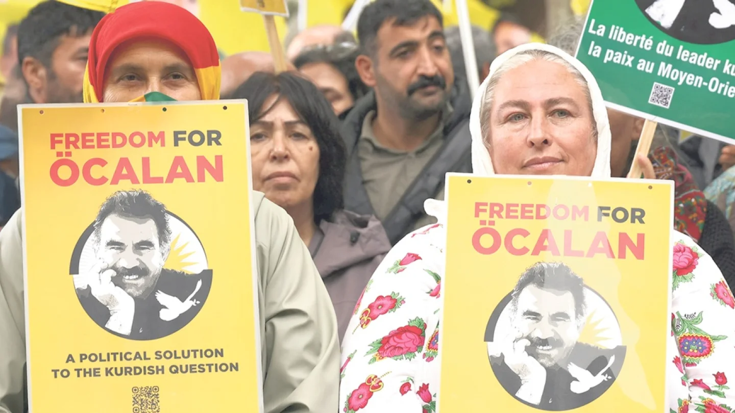 Abdullah Öcalan'a Özgürlük Eylemi / foto:AFP