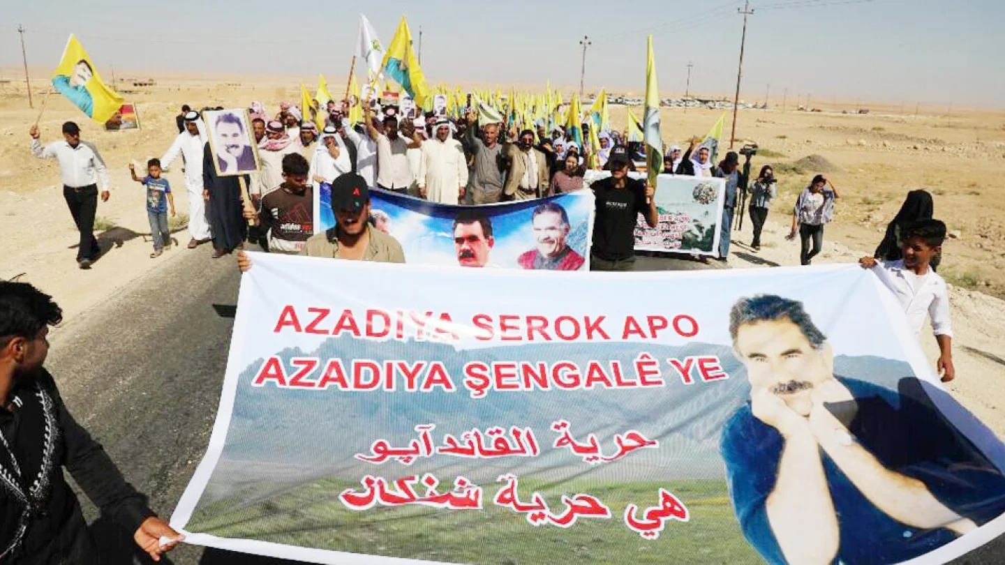 Şengal, Kürt Halk Önderi Abdullah Öcalan için eylem