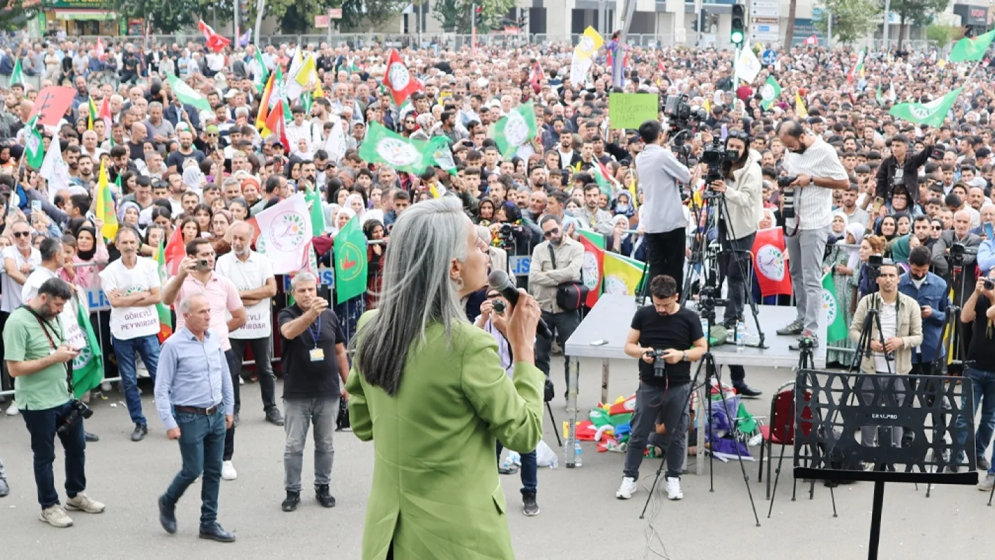 Demokratik Toplum ve Özgürlük mitingi