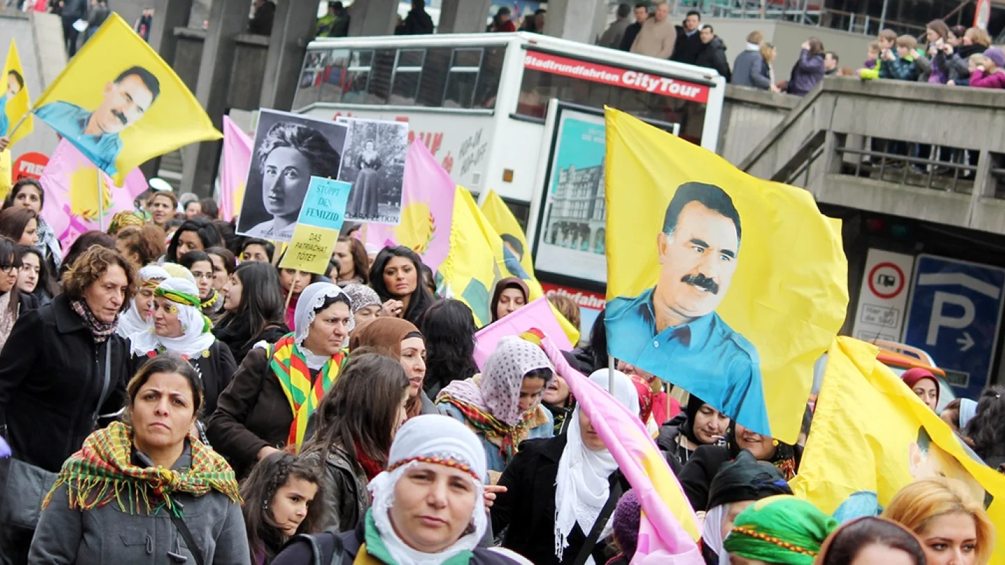 Öcalan'a özgürlük eylemi