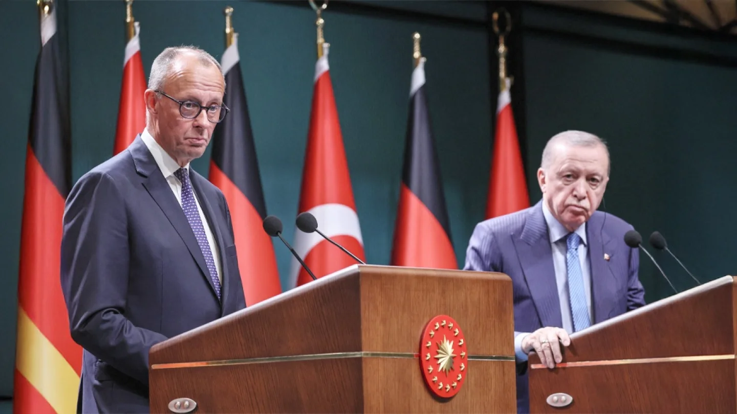 Friedrich Merz ve Recep Tayyip Erdoğan / foto:AFP