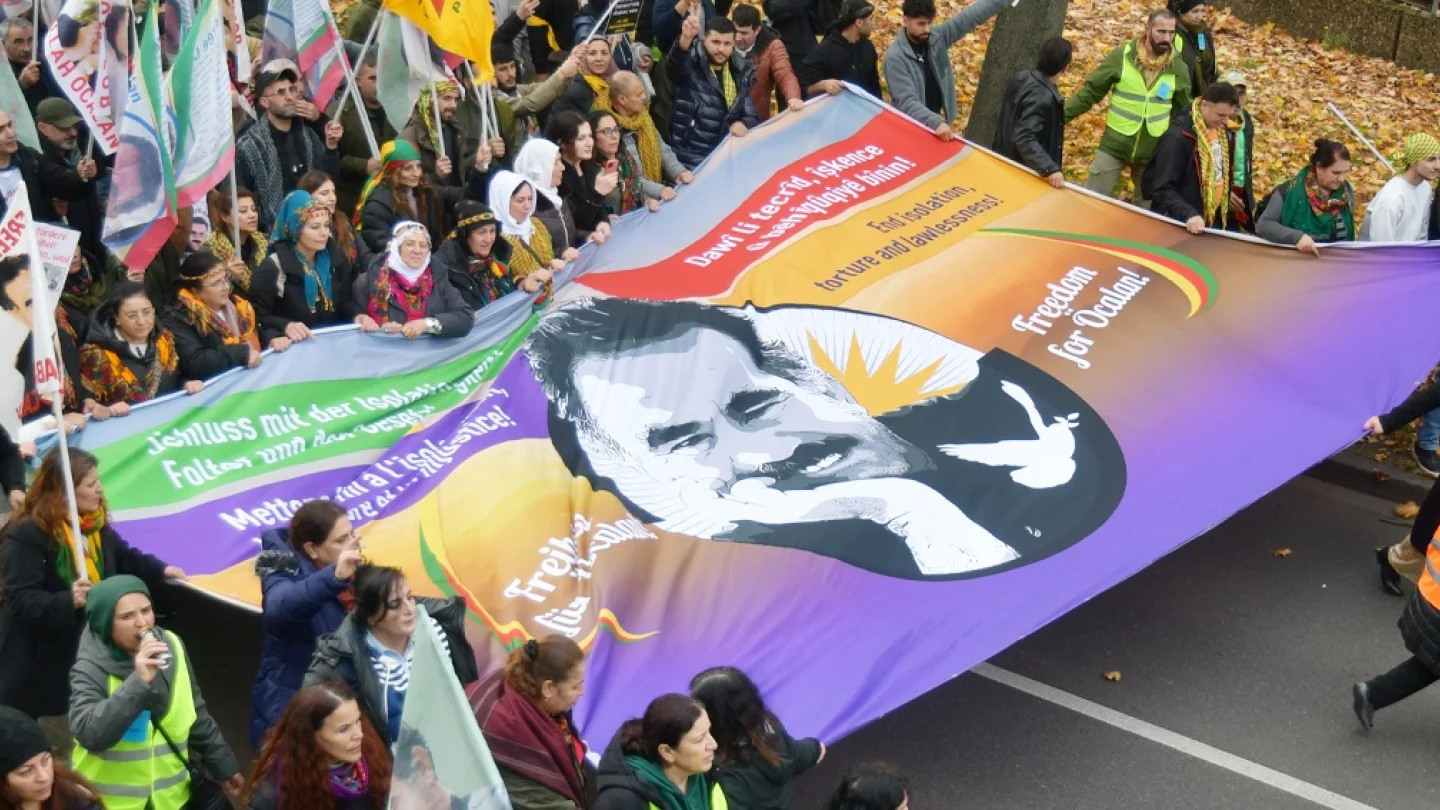 Abdullah Öcalan'a özgürlük eylemi
