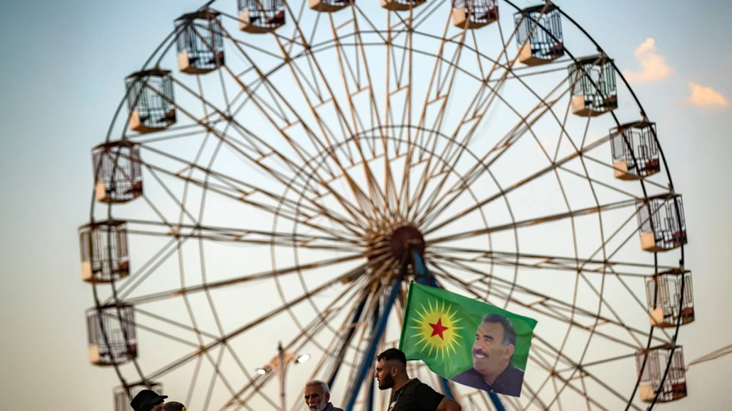 Öcalan'a özfgürlük/foto:AFP