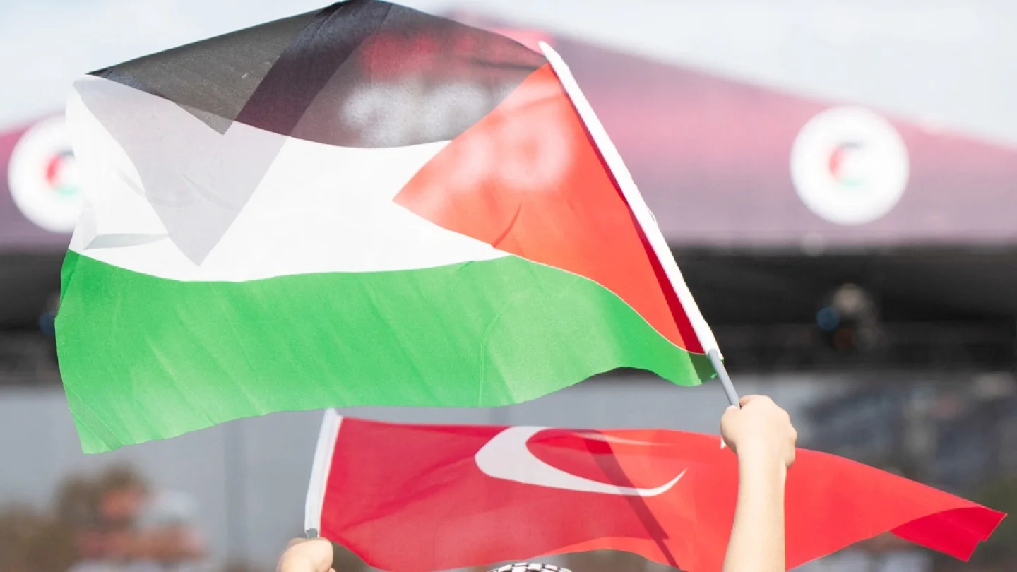 Türkiye'de Hamas'a destek gösterisi /foto:AFP