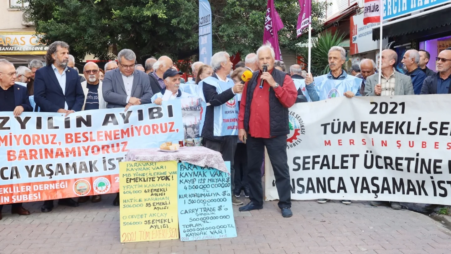 Emekli protesto