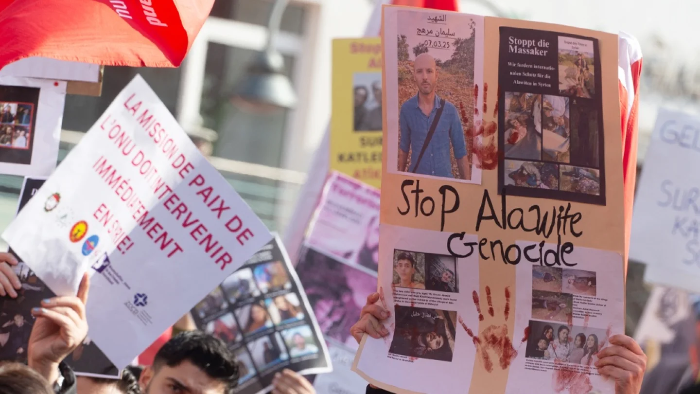 Alevi soykırımı protesto/ foto:AFP