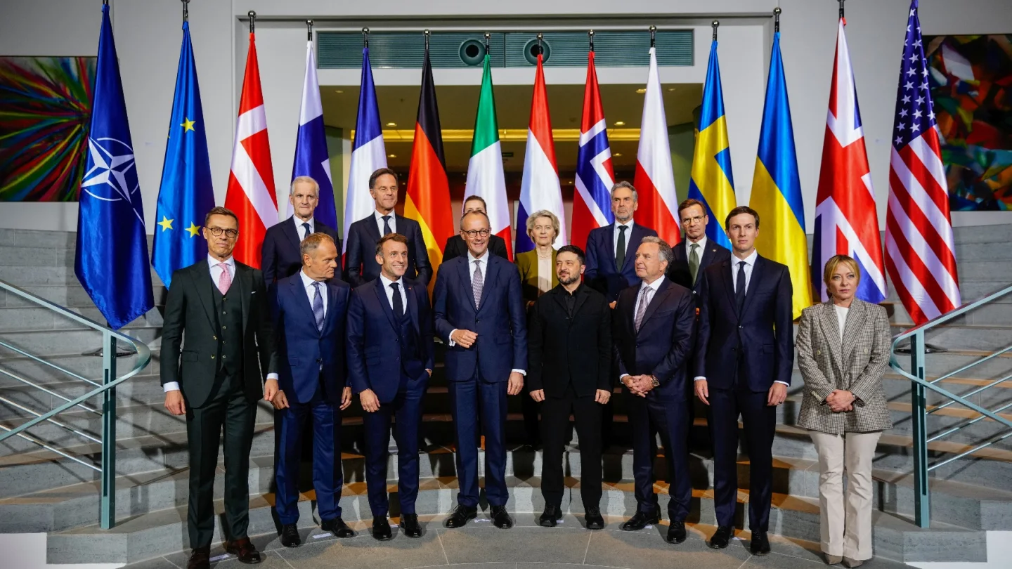 Volodimir Zelenskiy ve Avrupalı liderler