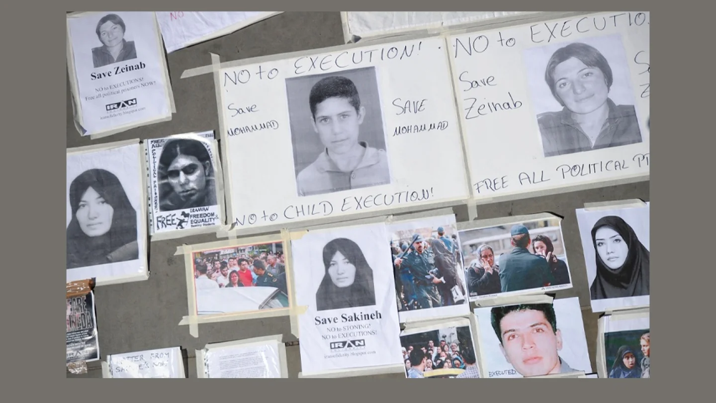 İran idam protesto/ foto:AFP
