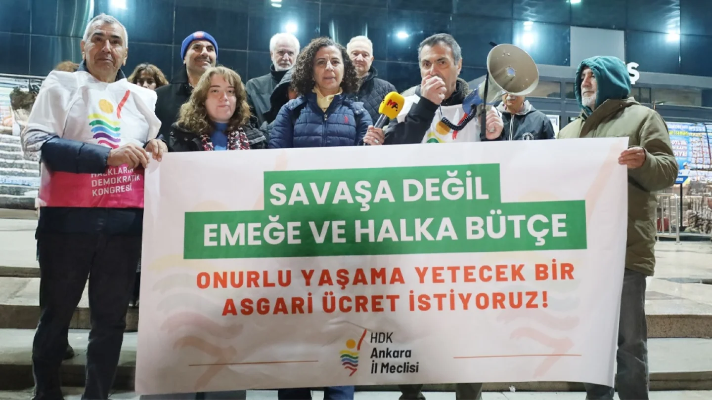 Asgari ücret protesto