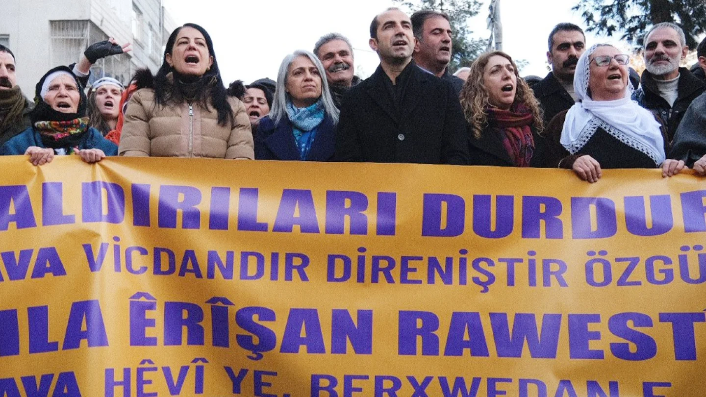 Rojava saldırılar protesto